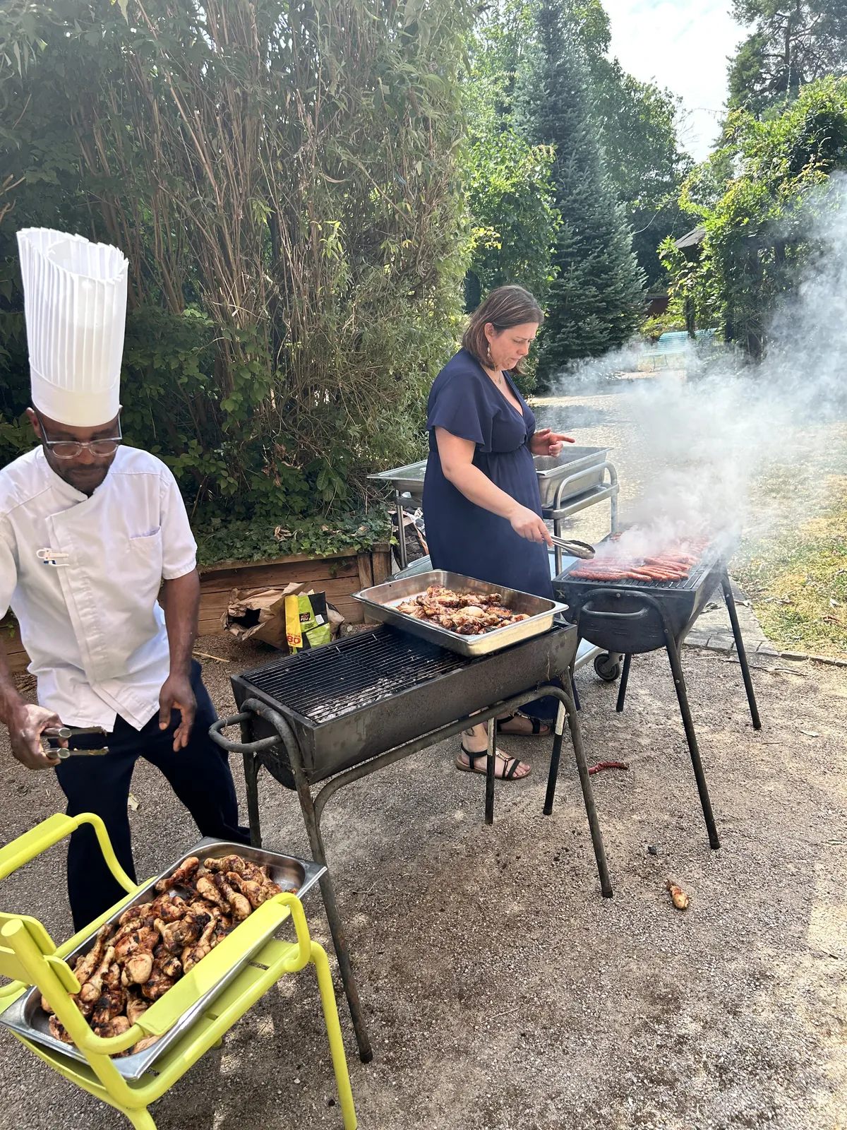 Le 14 juillet célébré autour d'un grand barbecue 