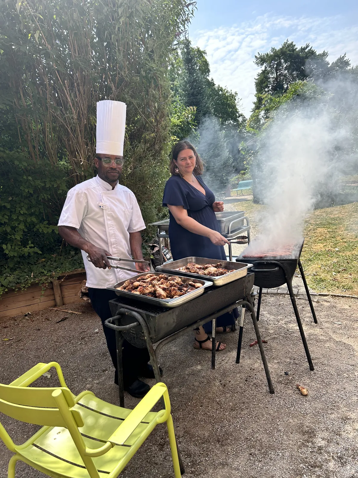 Le 14 juillet célébré autour d'un grand barbecue 