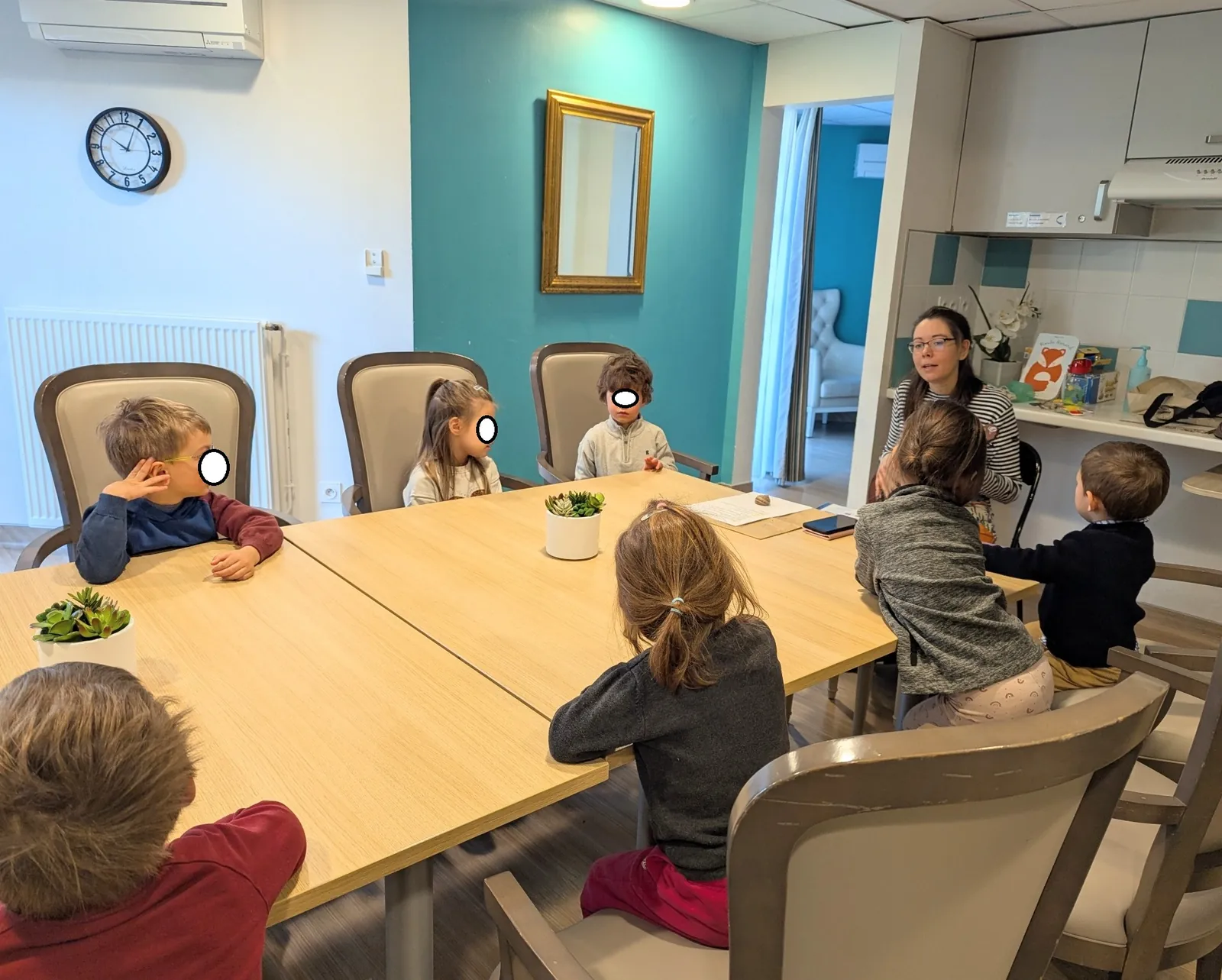 Une matinée pleine de sourires et de partage avec les enfants 