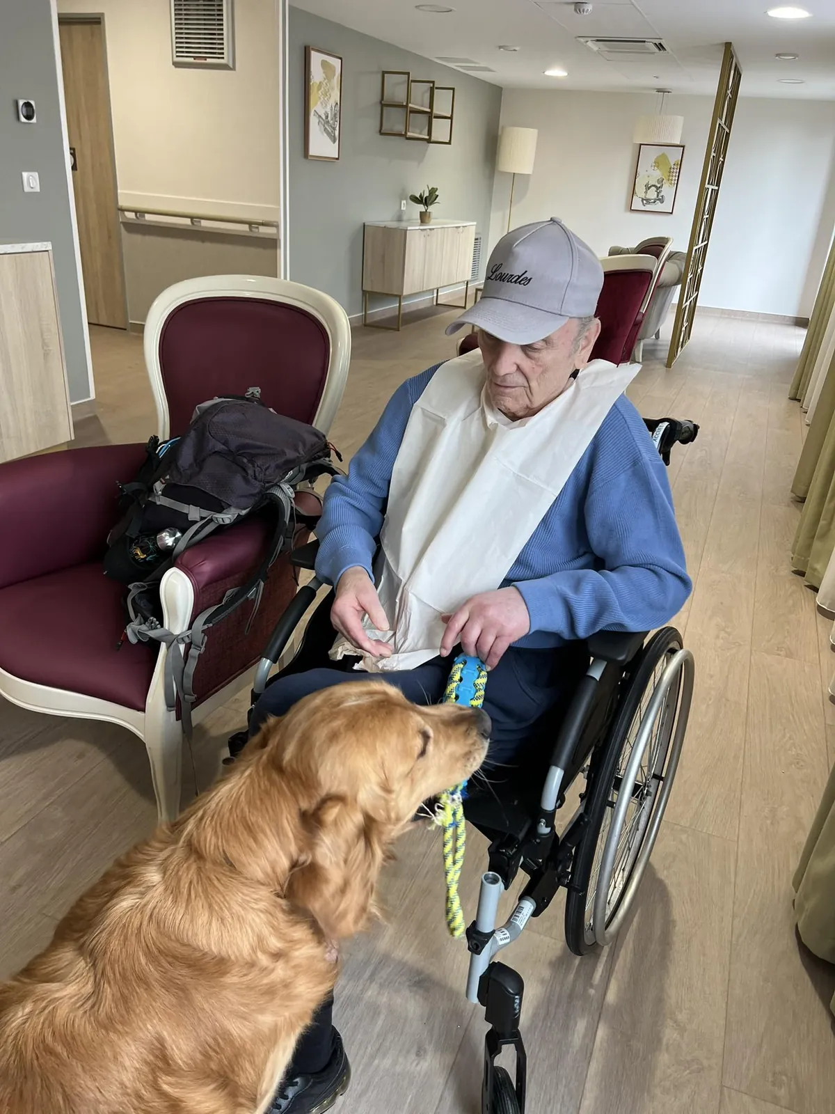 Le meilleur ami de l'Homme fait des heureux à la Villa Garance !