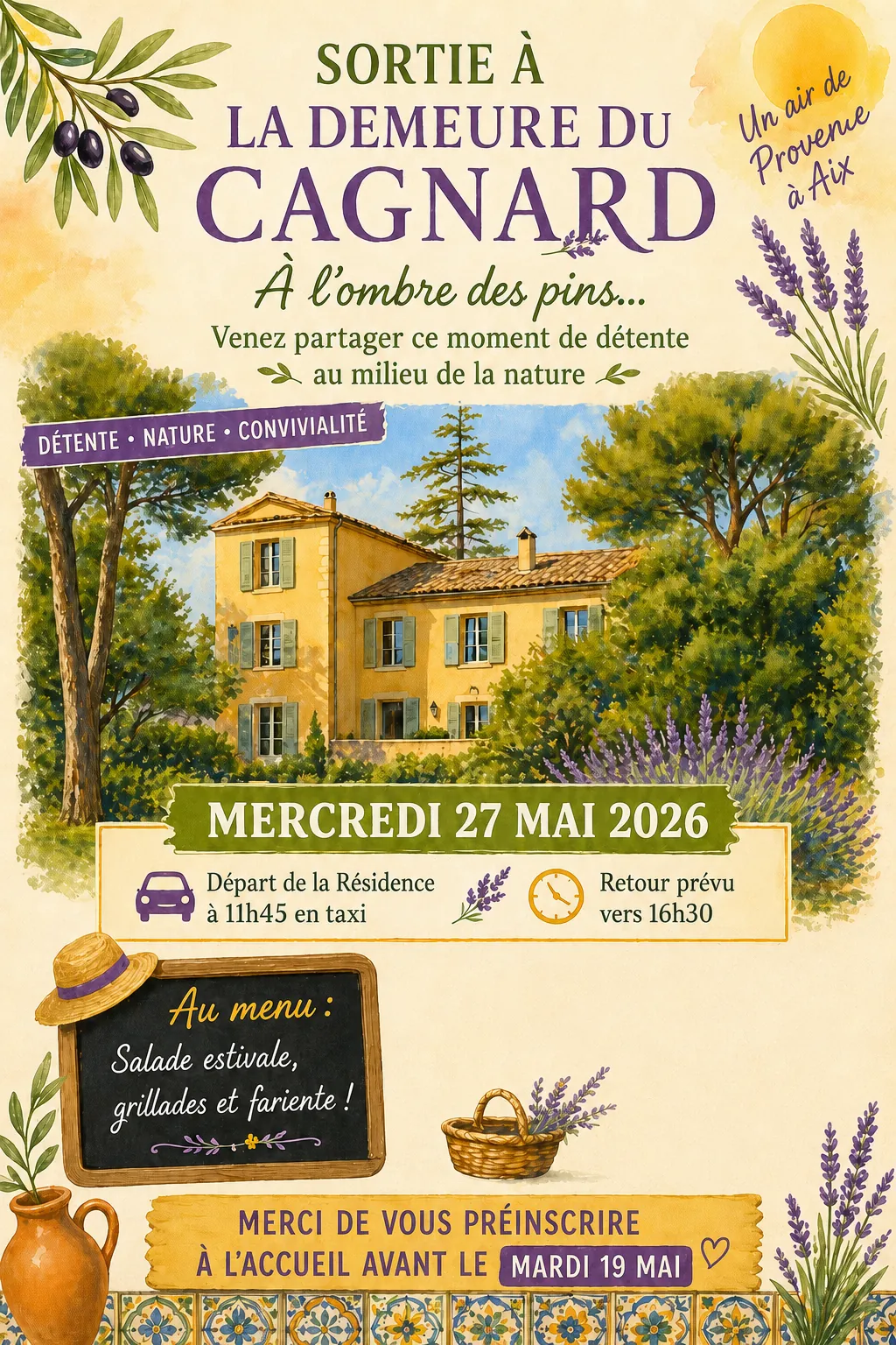 L' ARRIVEE DES BEAUX JOURS AUX TEMPLITUDES D' AIX EN PROVENCE 