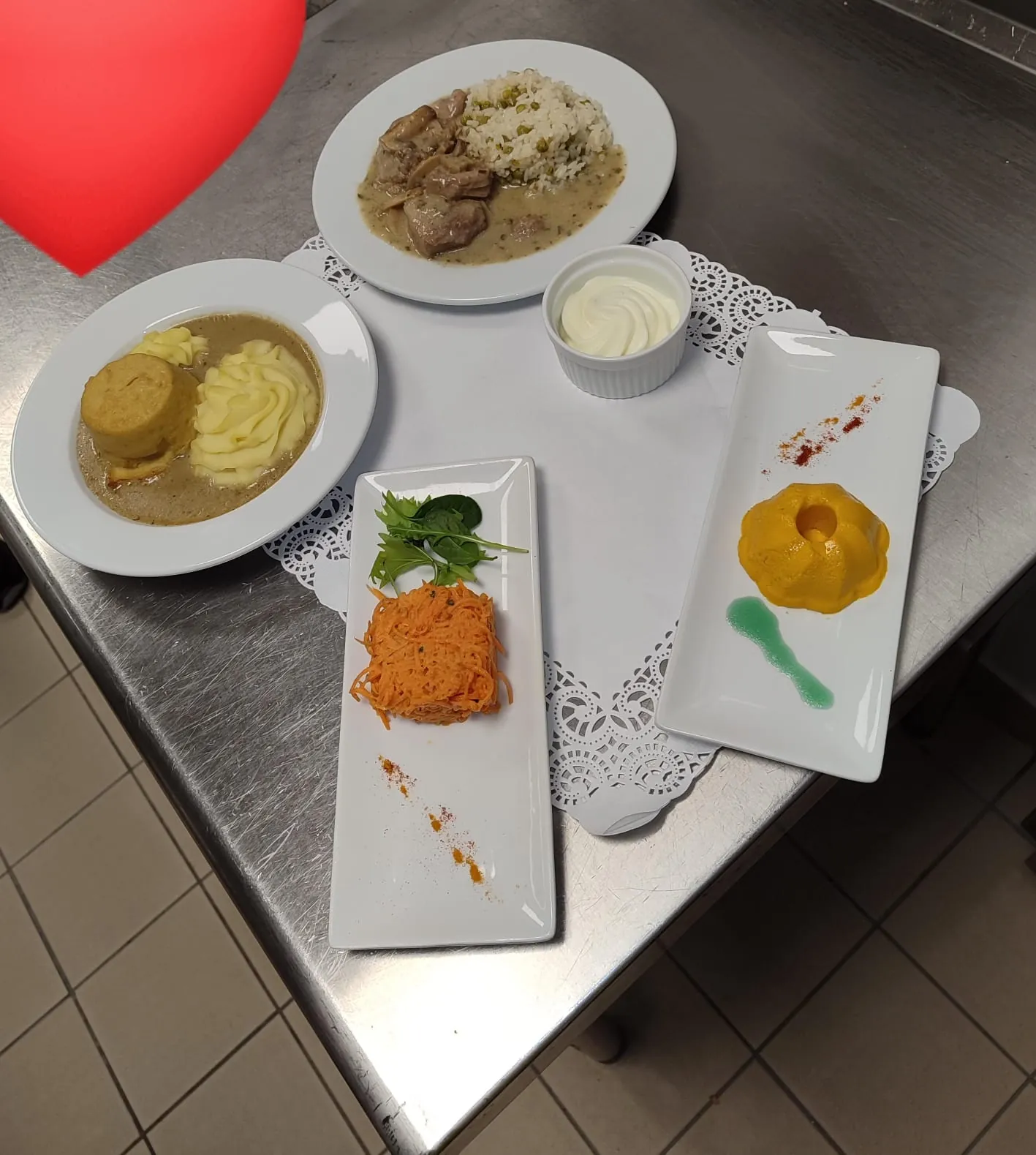 RESTAURATION : menu du jour