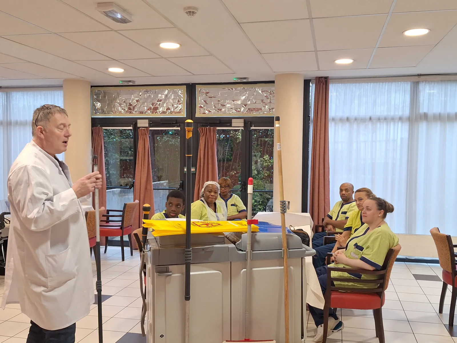 Moment Formation pour l'Equipe Hôtelière avec Diversey !