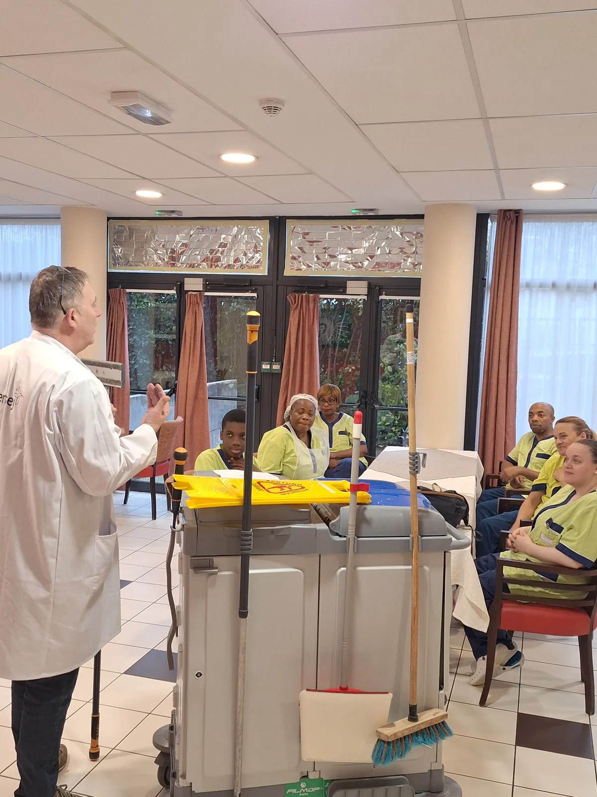 Moment Formation pour l'Equipe Hôtelière avec Diversey !