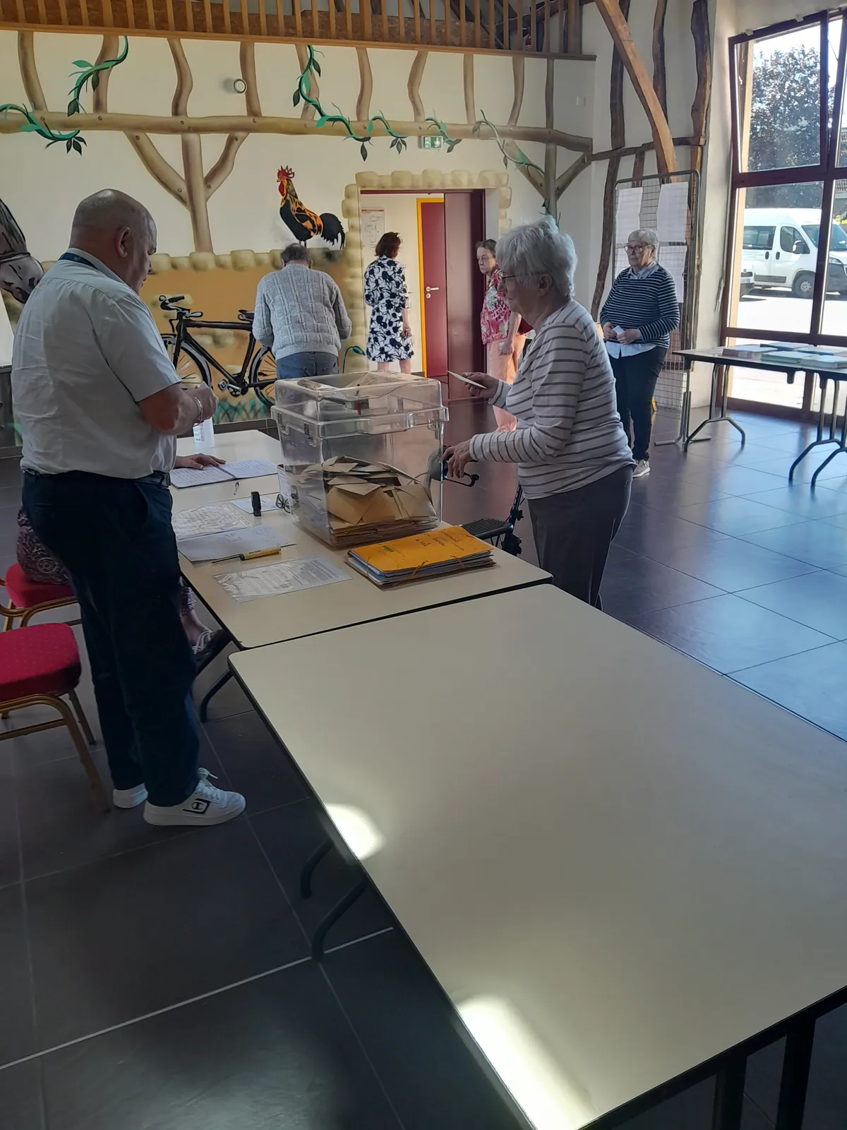 Elections européennes et législatives. 