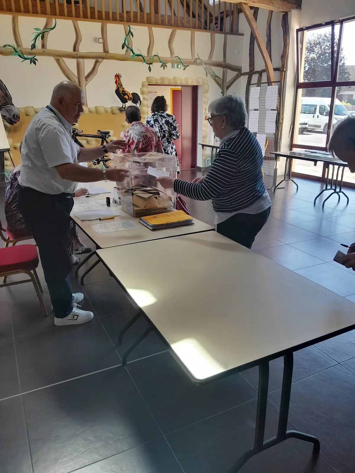 Elections européennes et législatives. 