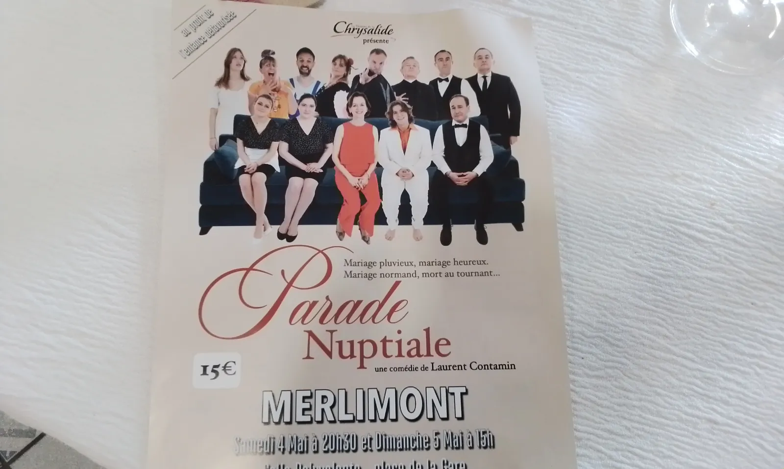 Pièce de théâtre "Parade Nuptiale"
