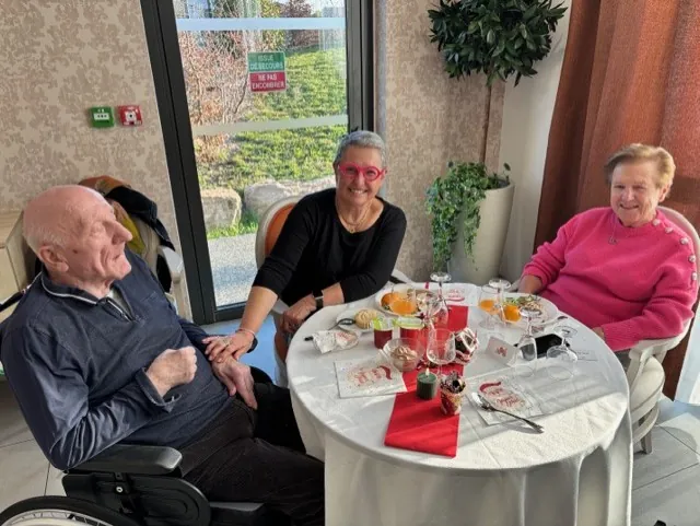 Fête de Noël des résidents et des familles 