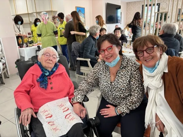 Fête de Noël des résidents et des familles 