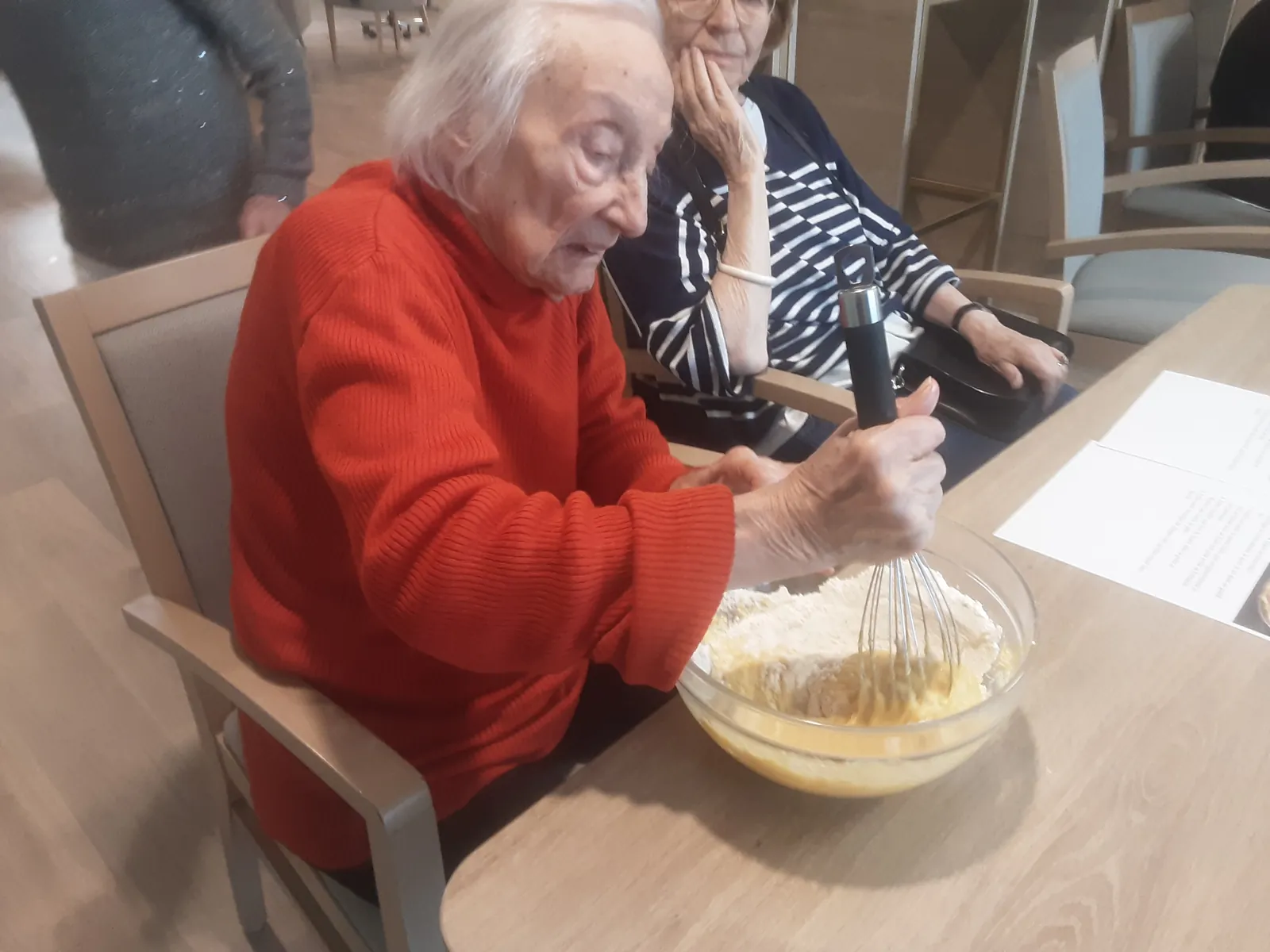 Crêpes party à l'unité protégée
