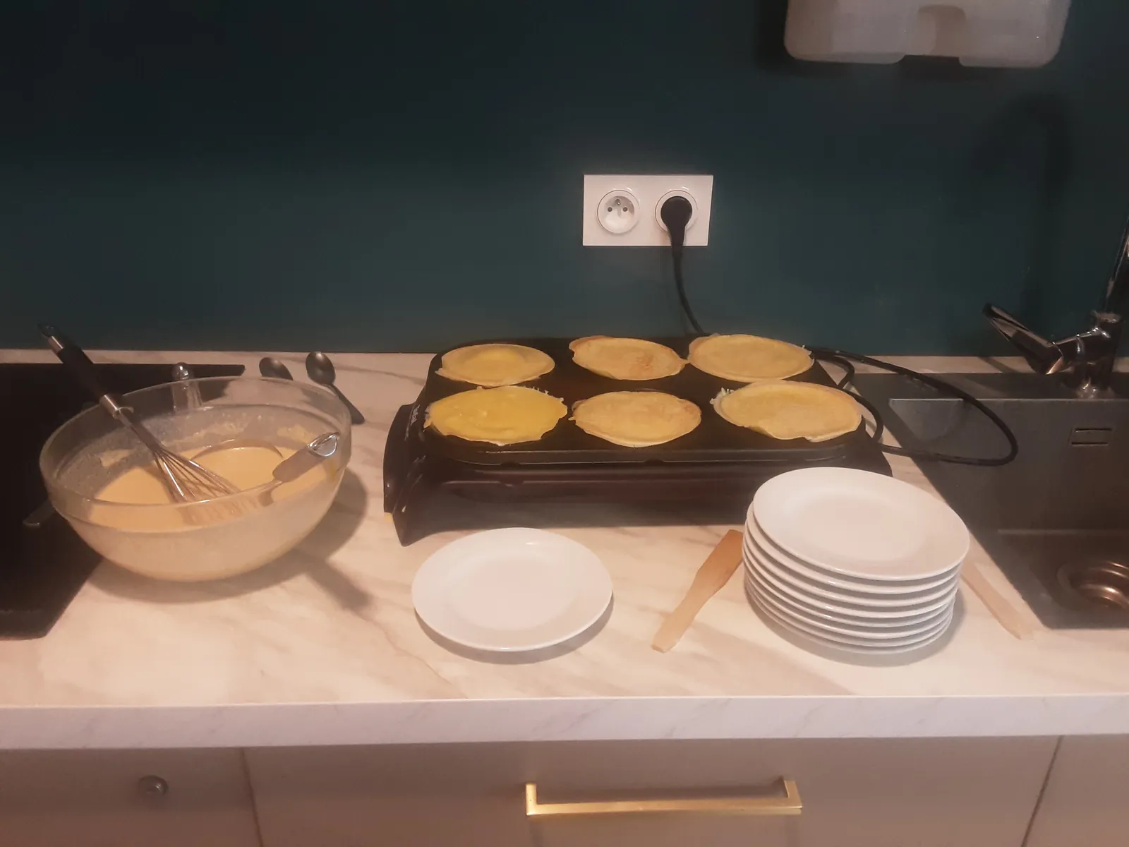 Crêpes party à l'unité protégée