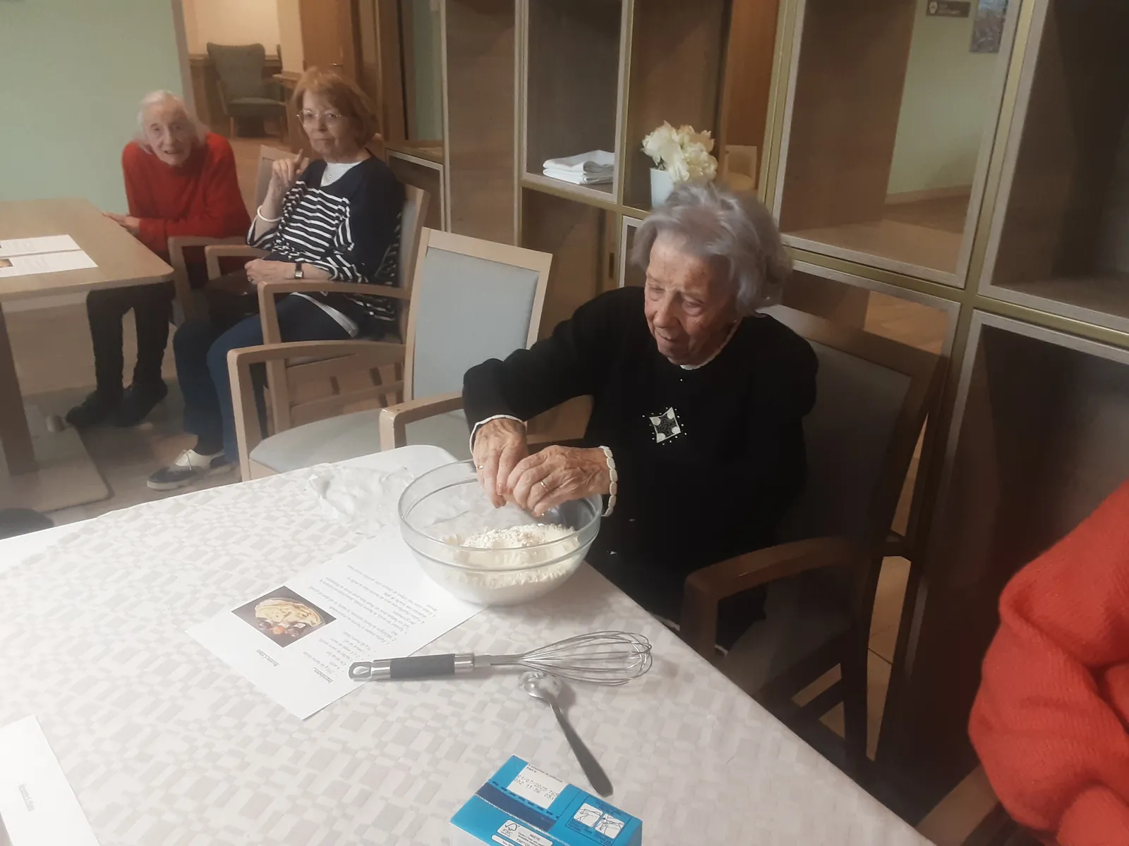Crêpes party à l'unité protégée