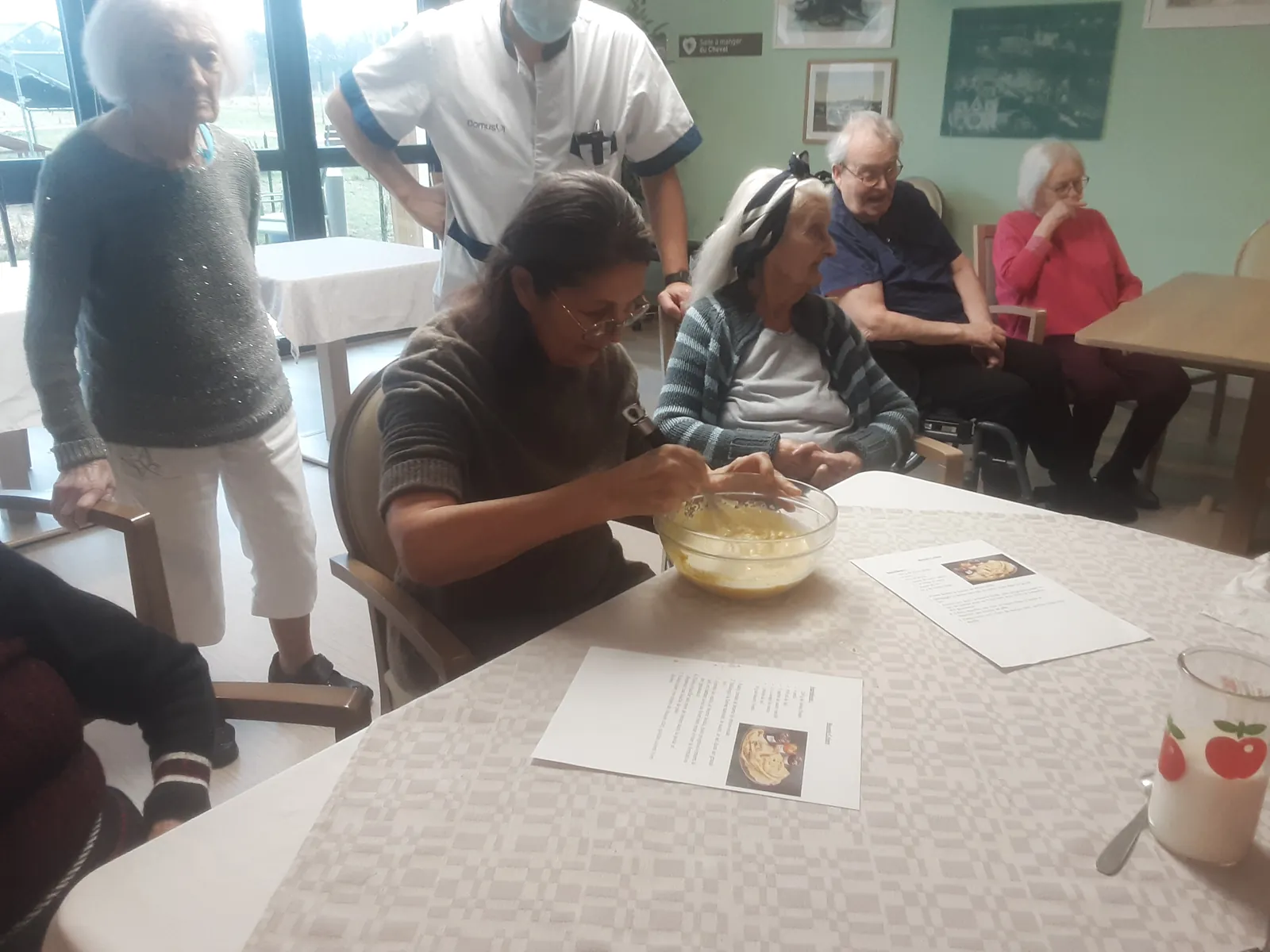 Crêpes party à l'unité protégée