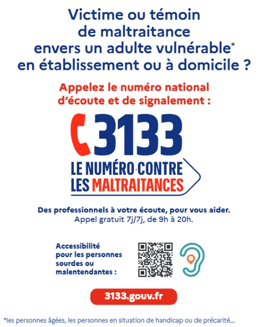 Face à la maltraitance, un nouveau numéro : le 3133