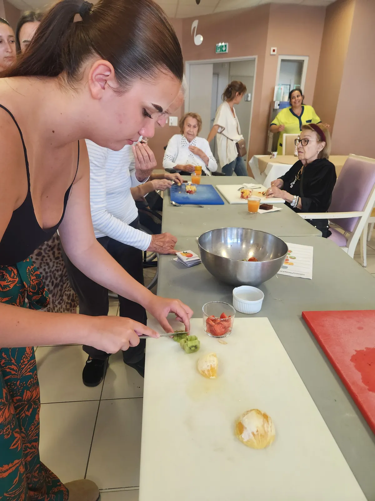 Atelier salade de fruits, un moment de régalade