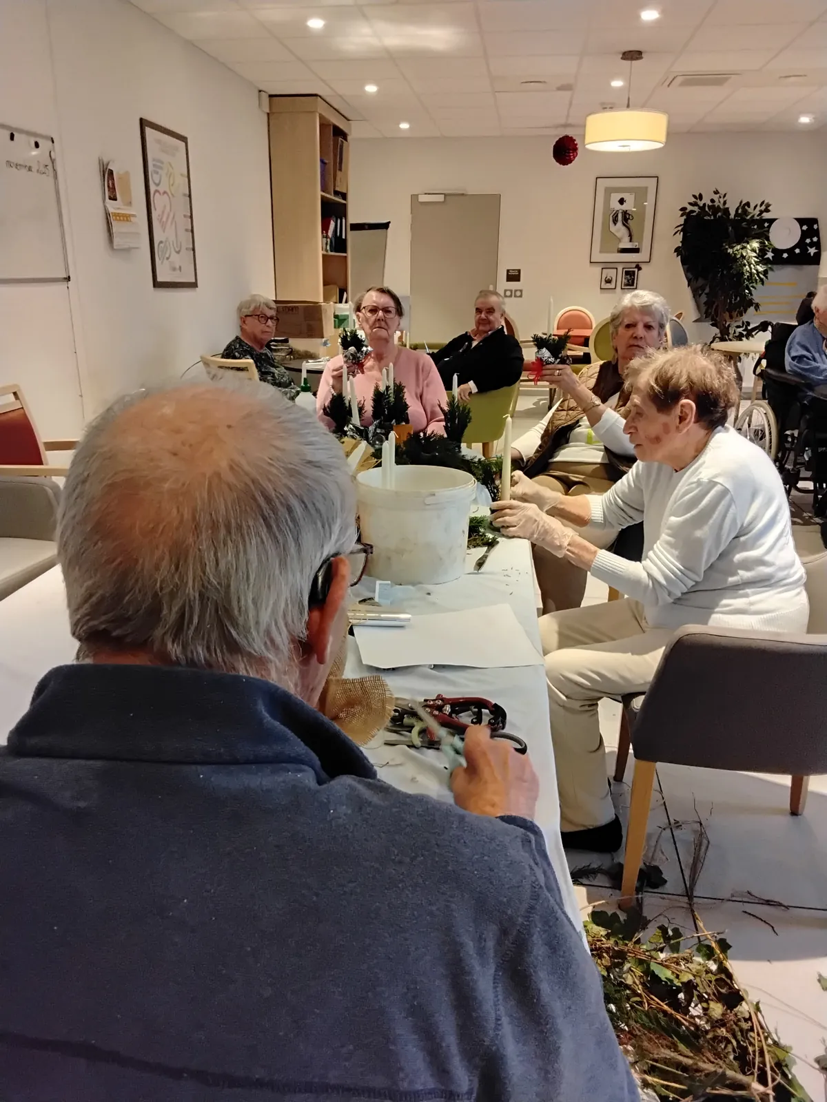 atelier centres de table à vendre au profit du téléthon