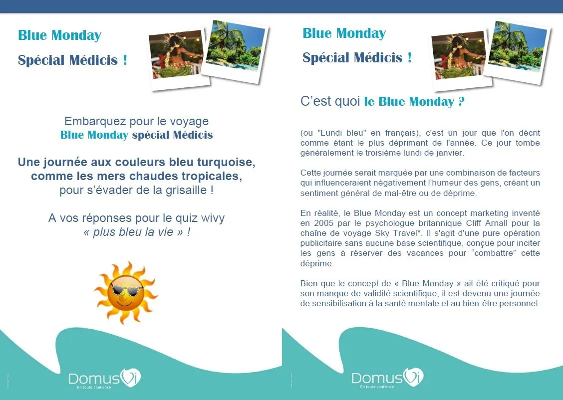 Blue monday spécial Médicis !!!