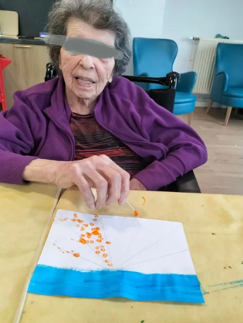 Activité créative : champ de fleurs 