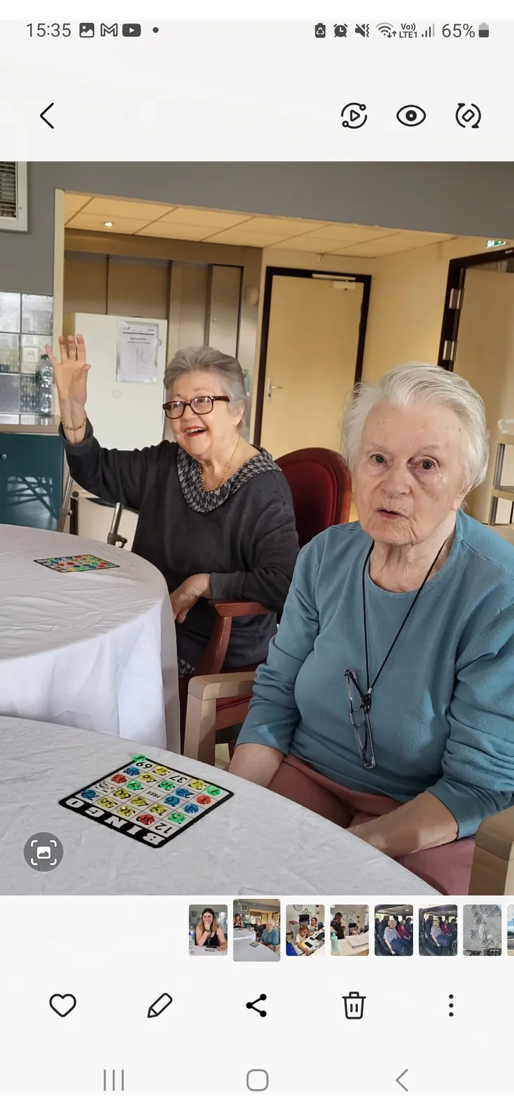 Loto avec les résidents 