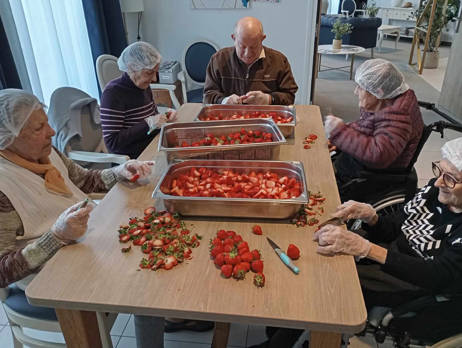 Atelier confiture à la résidence Saint Jean d'Agen 
