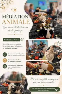 Médiation animale : une belle parenthèse de douceur