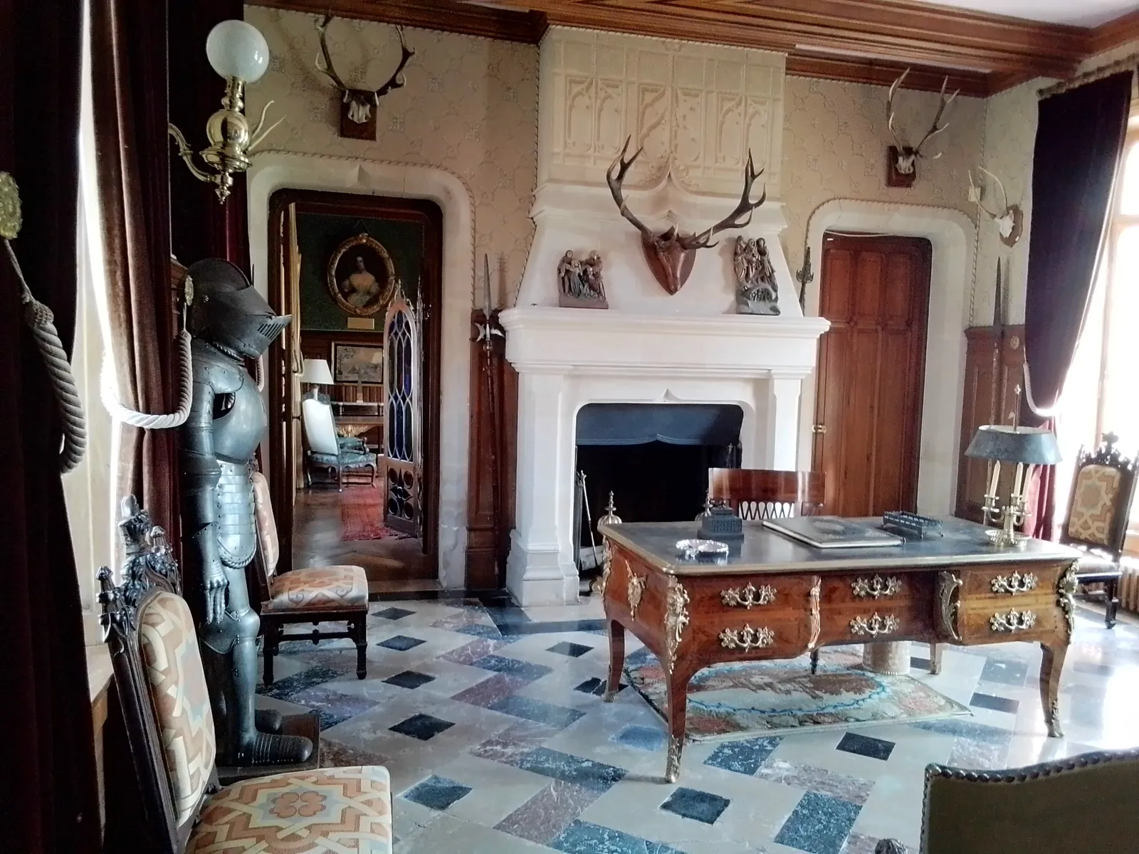Visite du château  de Regnière-Ecluse
