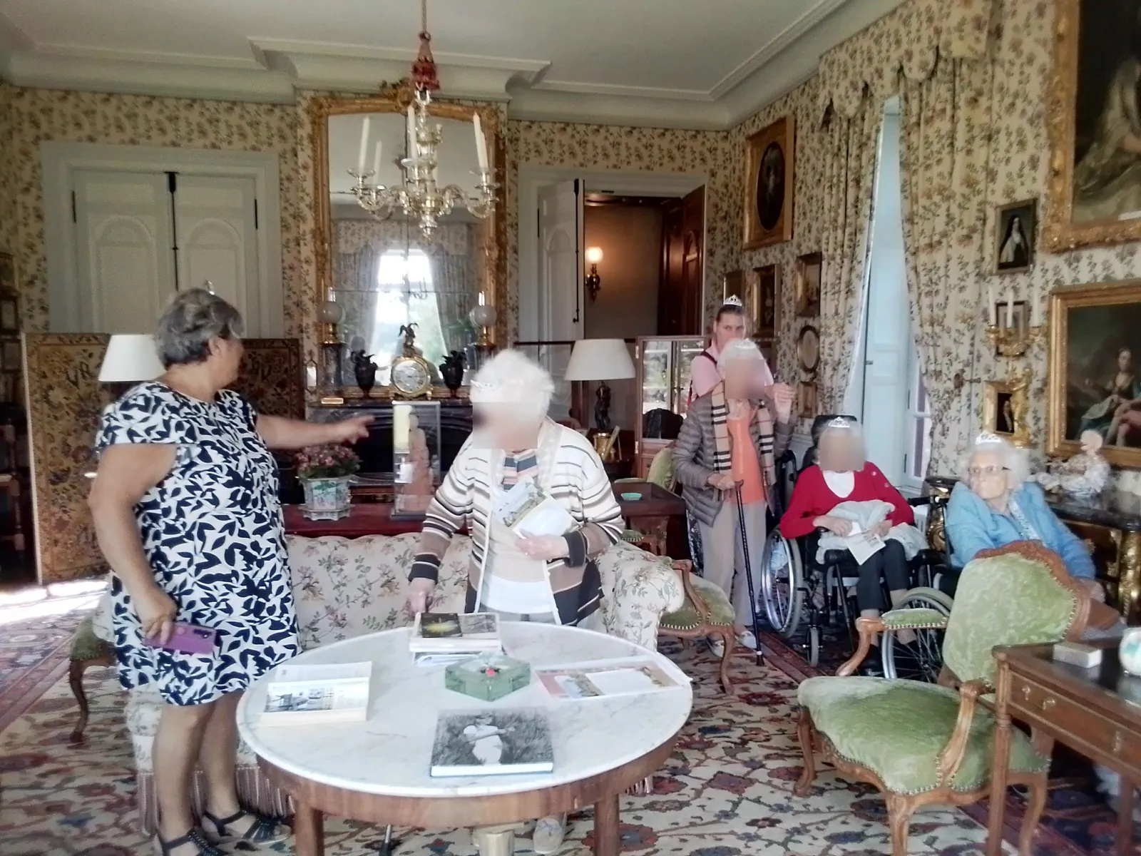 Visite du château  de Regnière-Ecluse