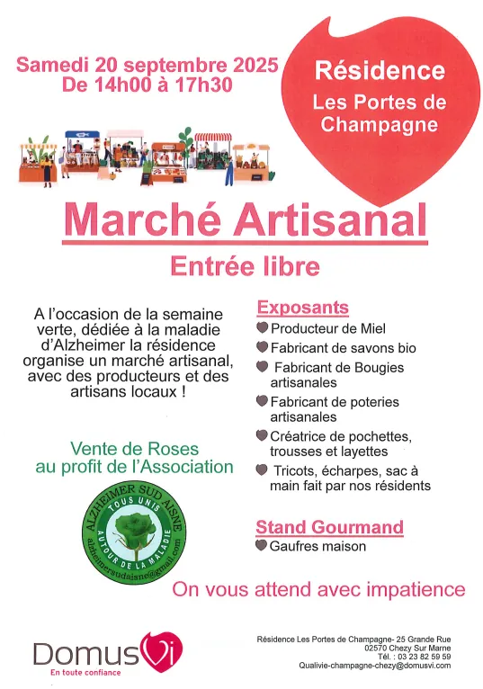 Artisanat, roses et bonne humeur au rendez-vous ce samedi !