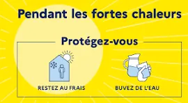 Fortes chaleurs – Information et accompagnement de vos proches