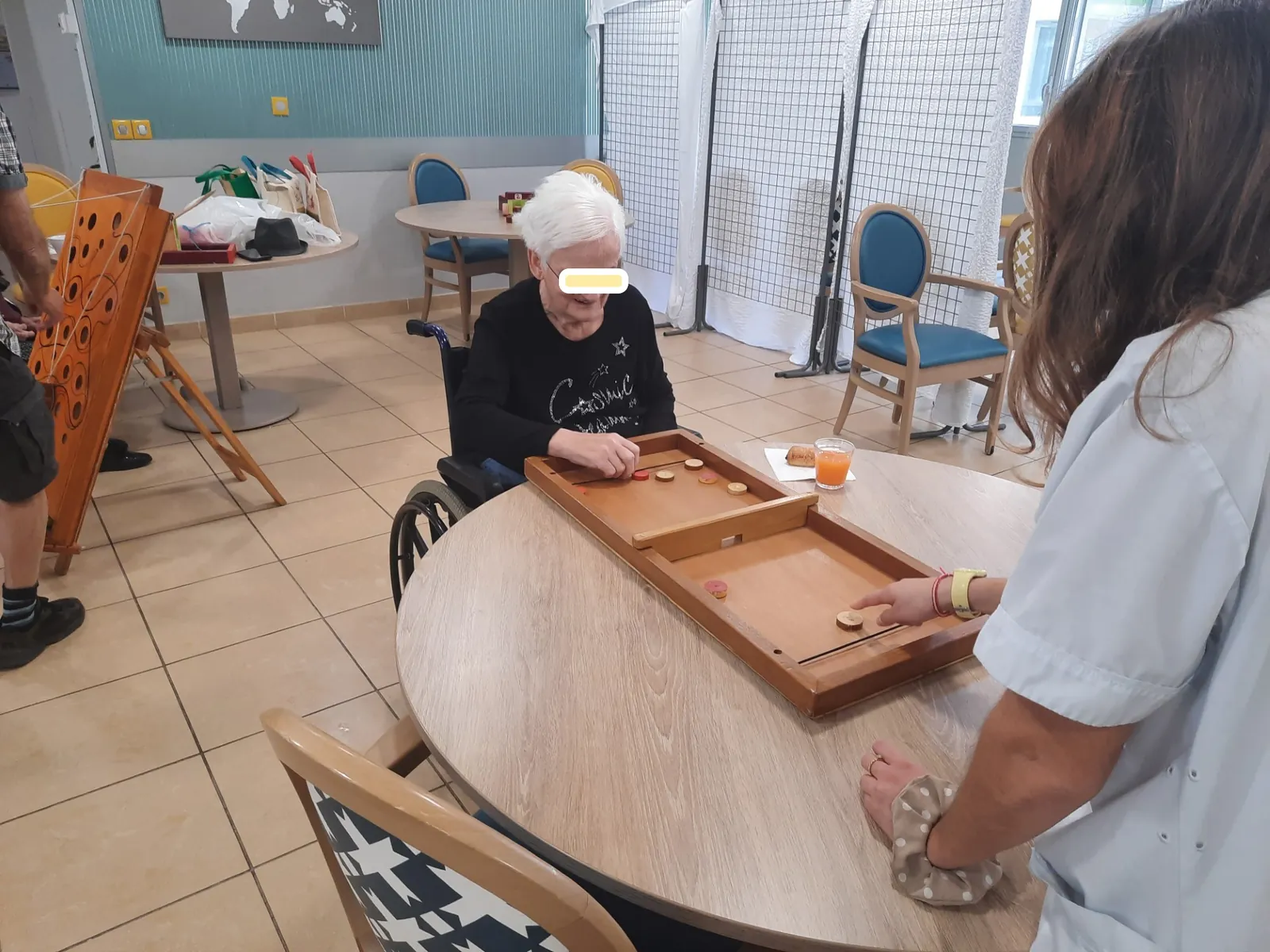 Atelier jeu d'antan, jeu en bois