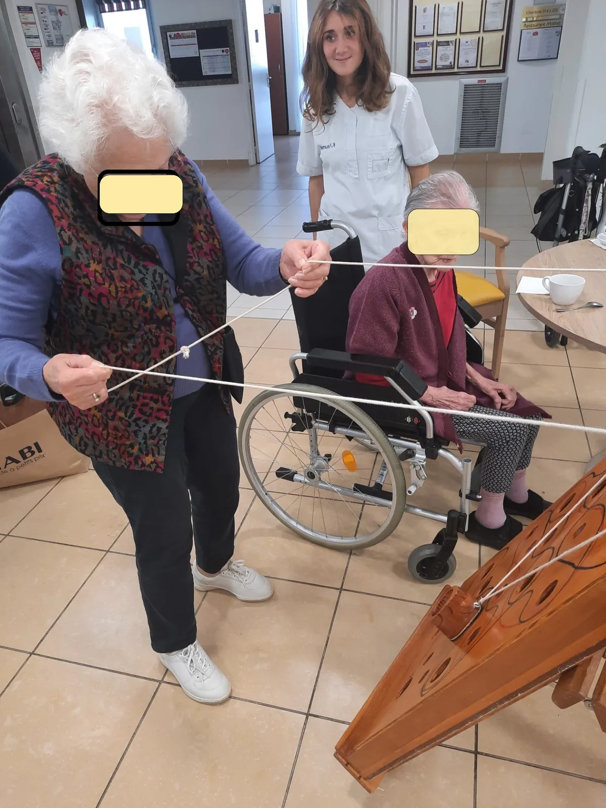 Atelier jeu d'antan, jeu en bois