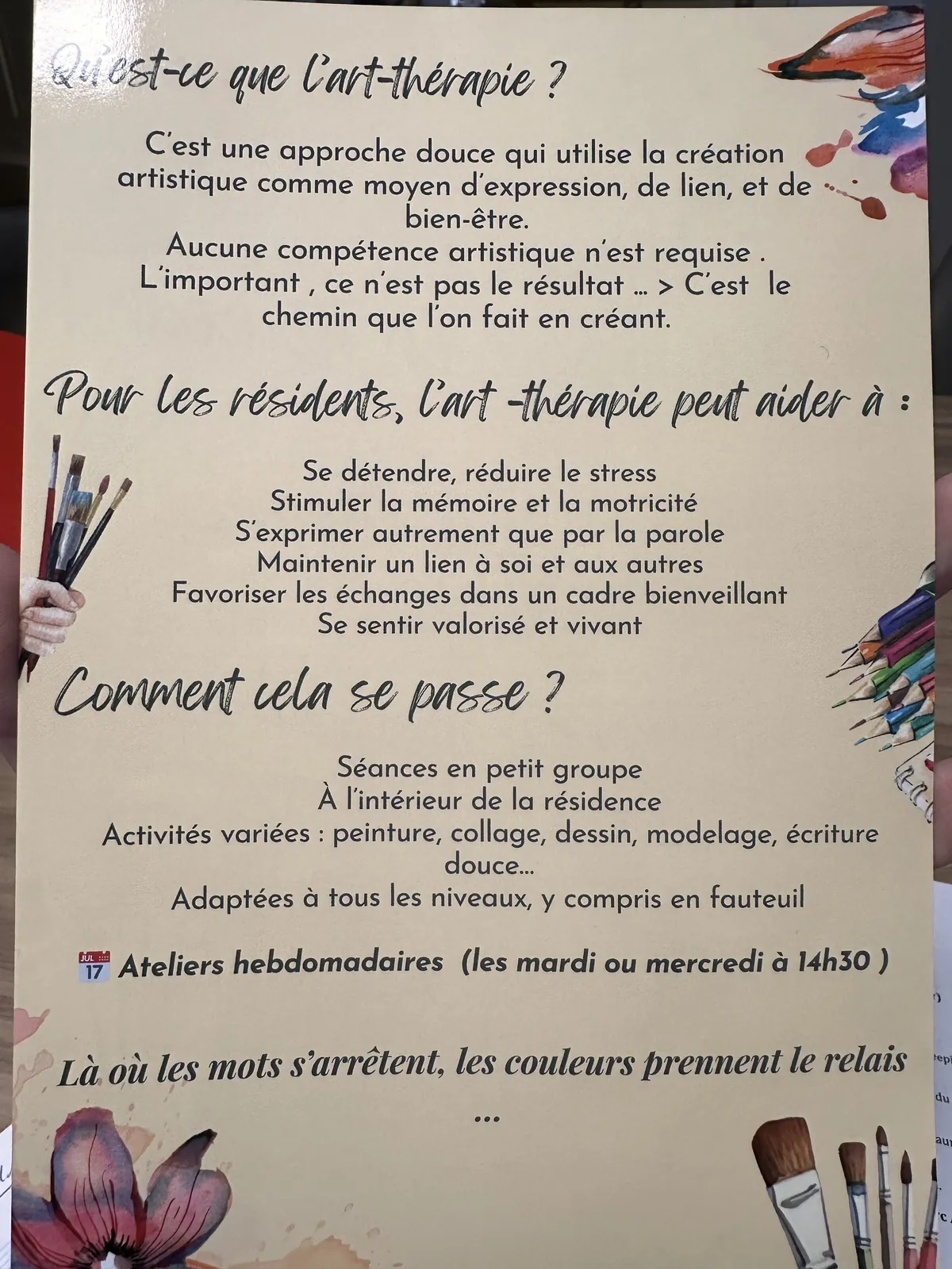 Art thérapie 