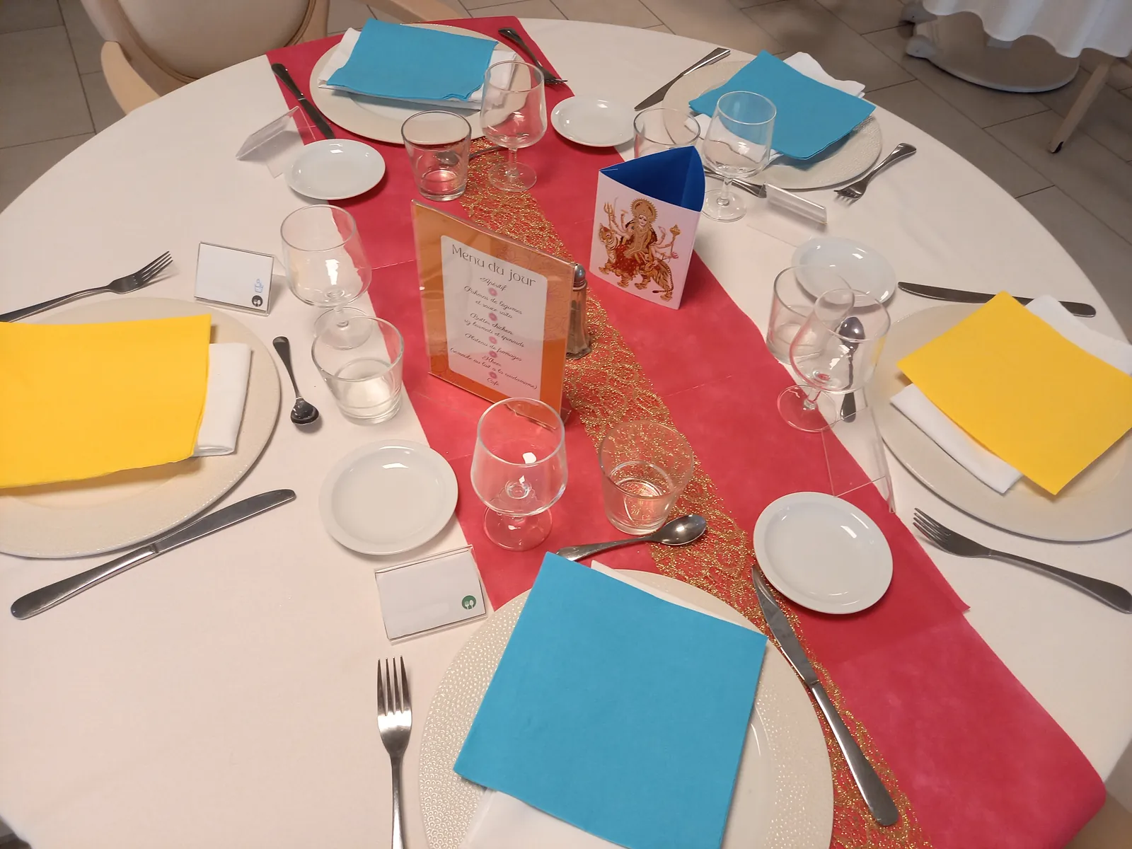 Repas thématique mensuel : on part en Inde !