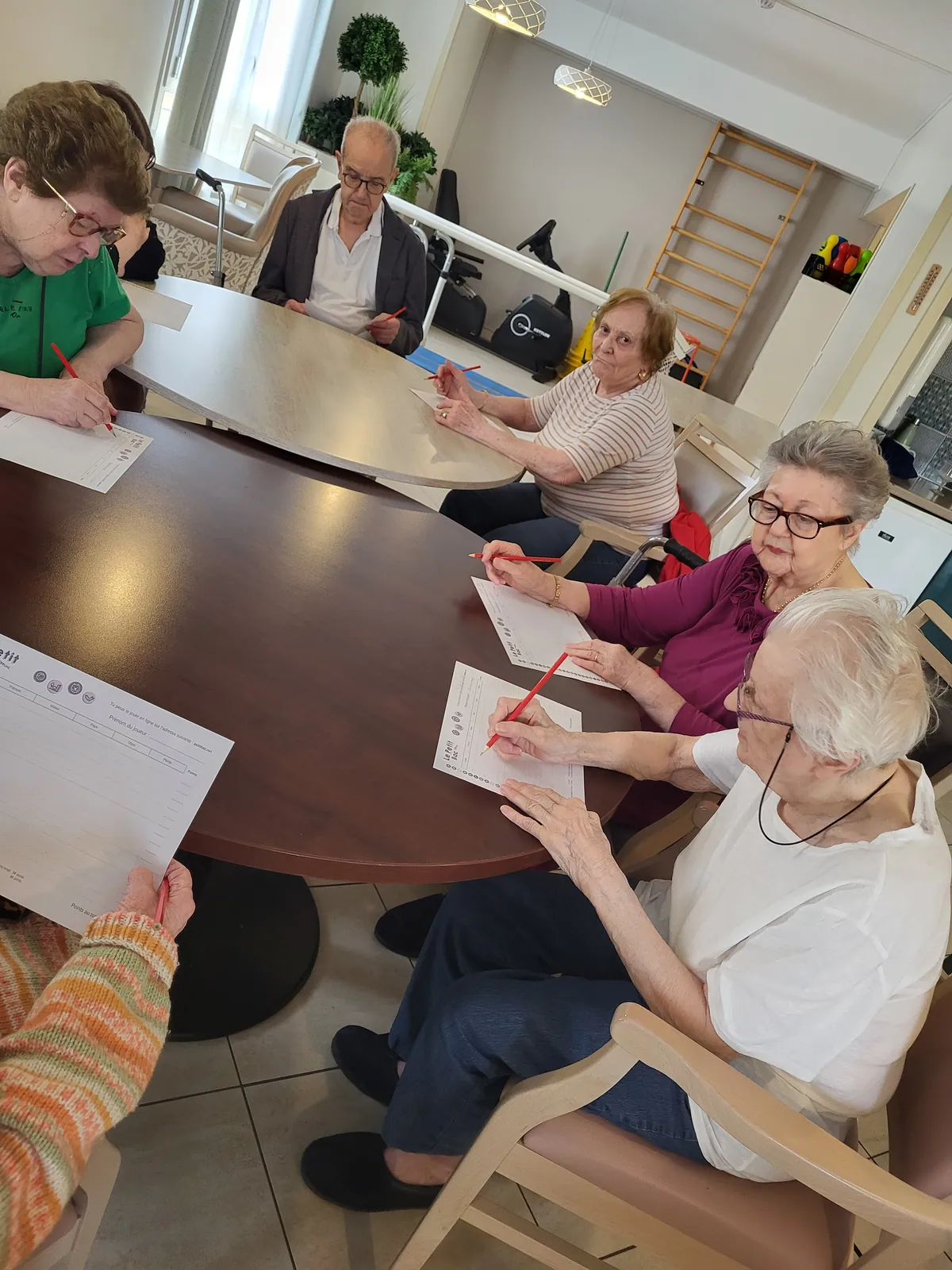 atelier petit bac a la résidence les adrets 