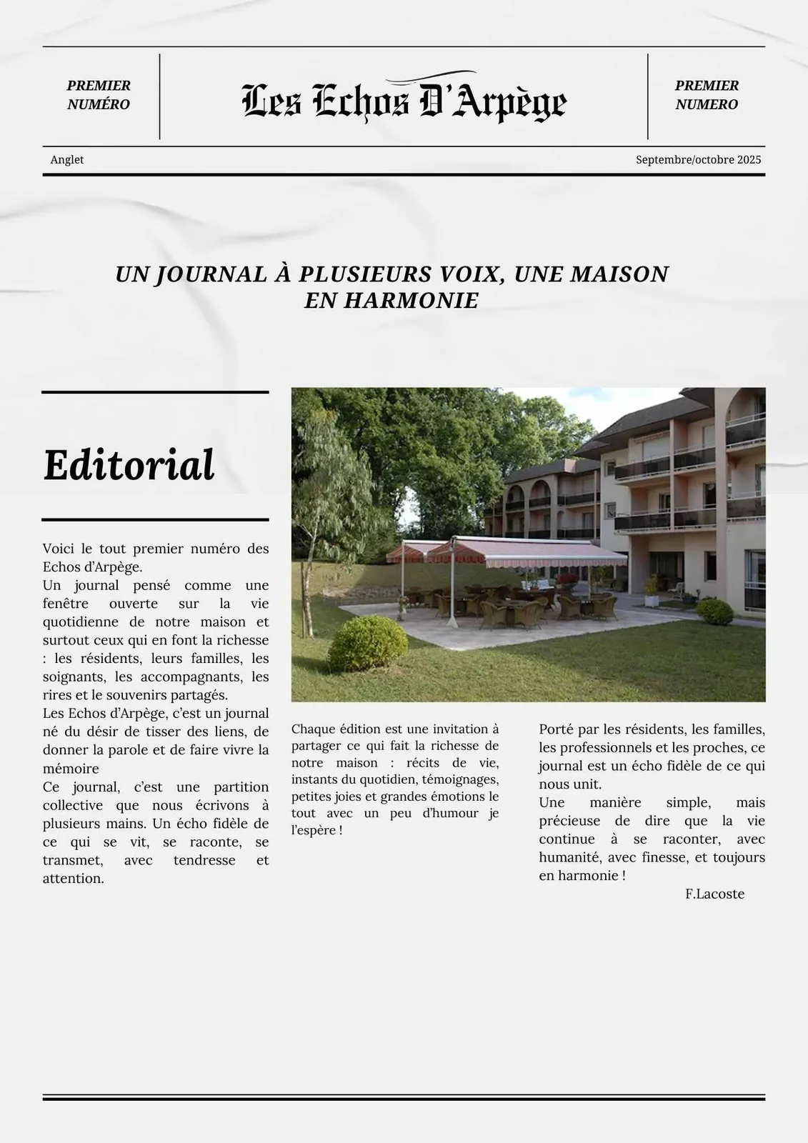 Les Echos d'Arpège