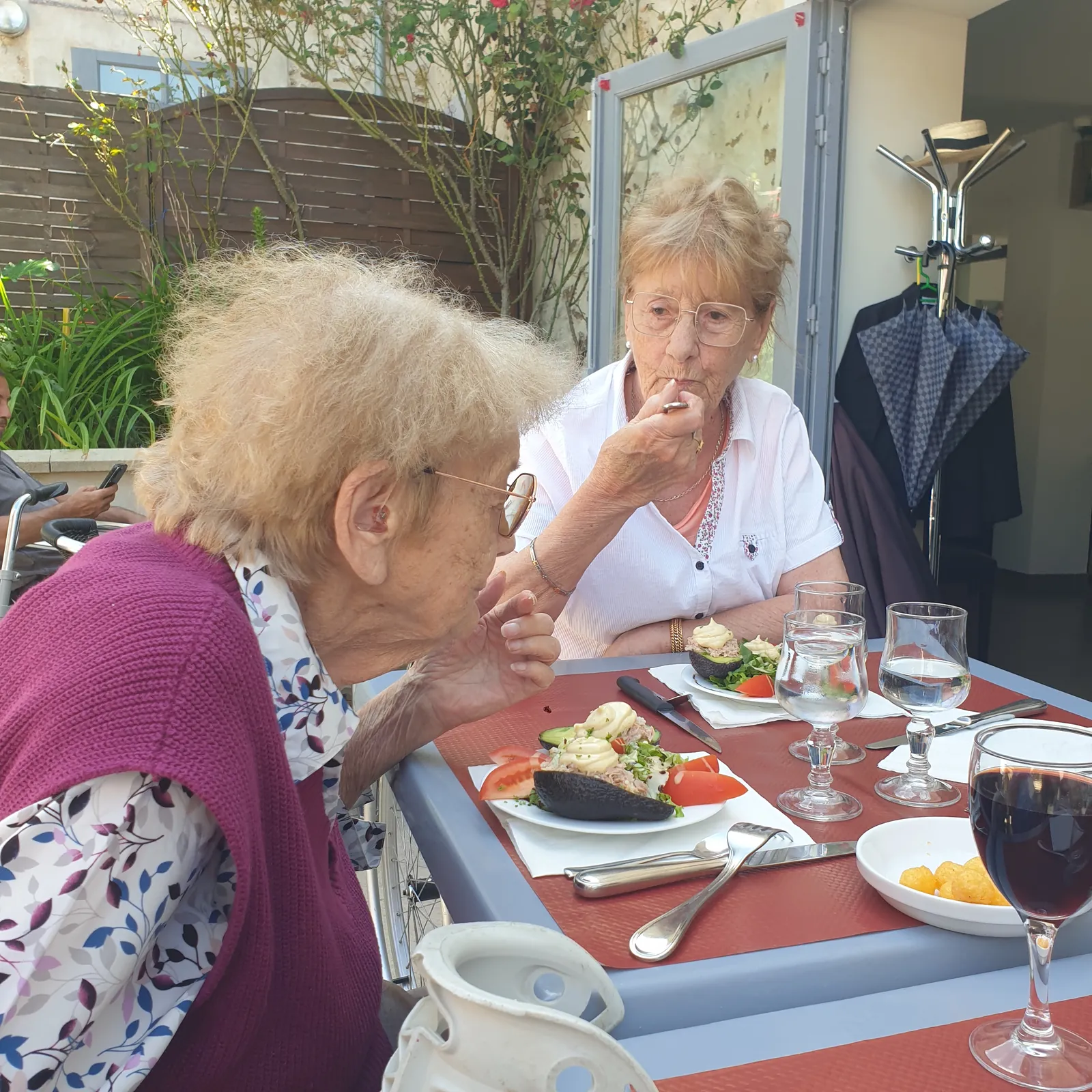 Sortie restaurant 