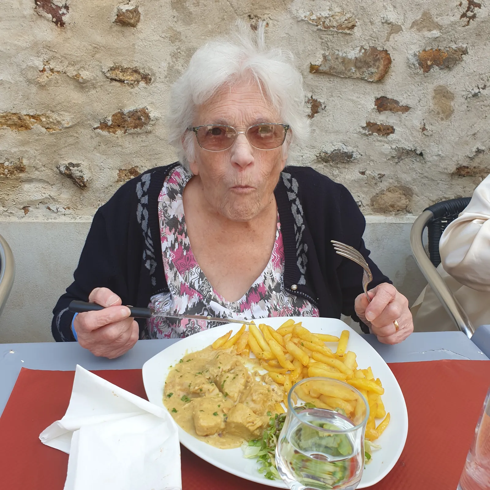 Sortie restaurant 