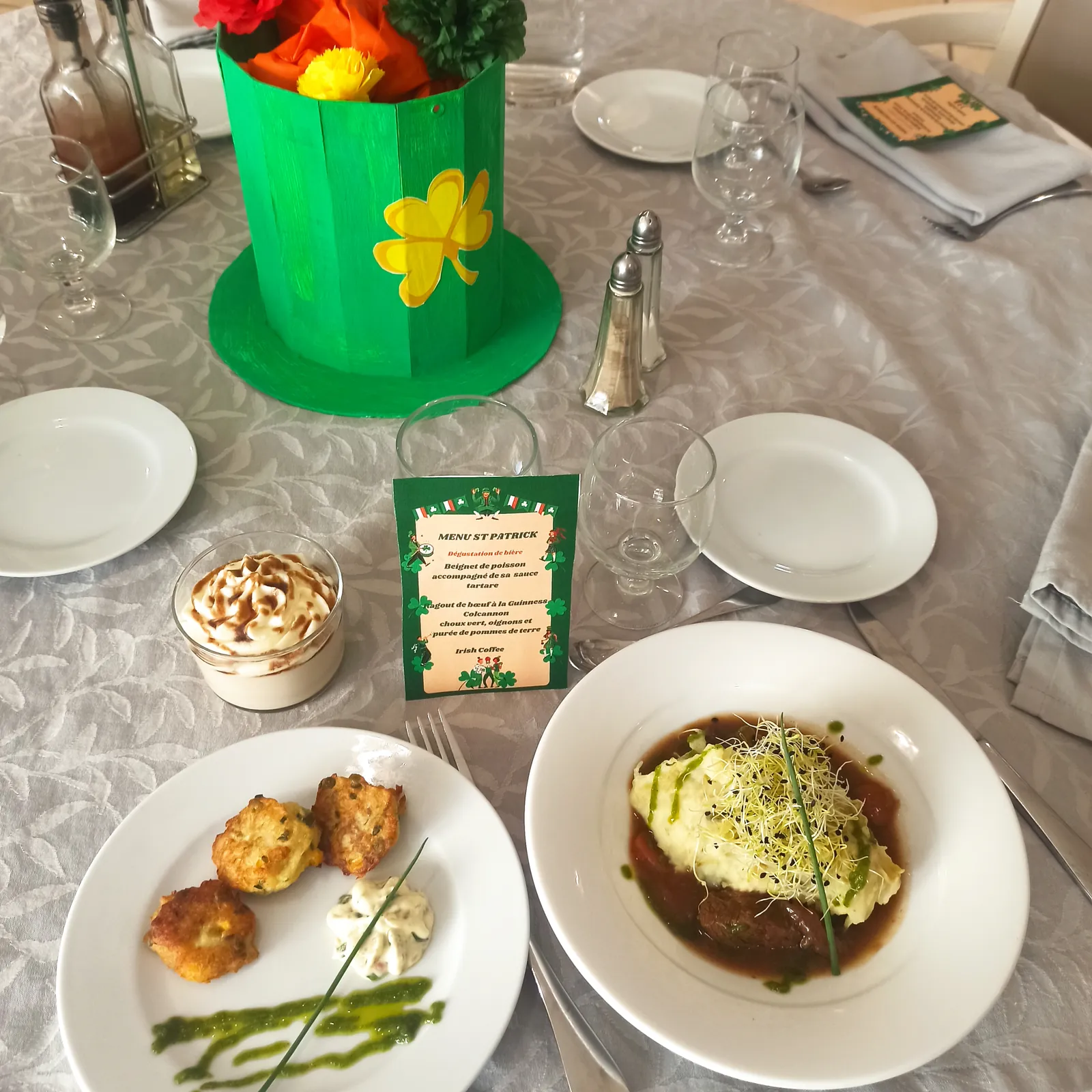 Repas saint Patrick 