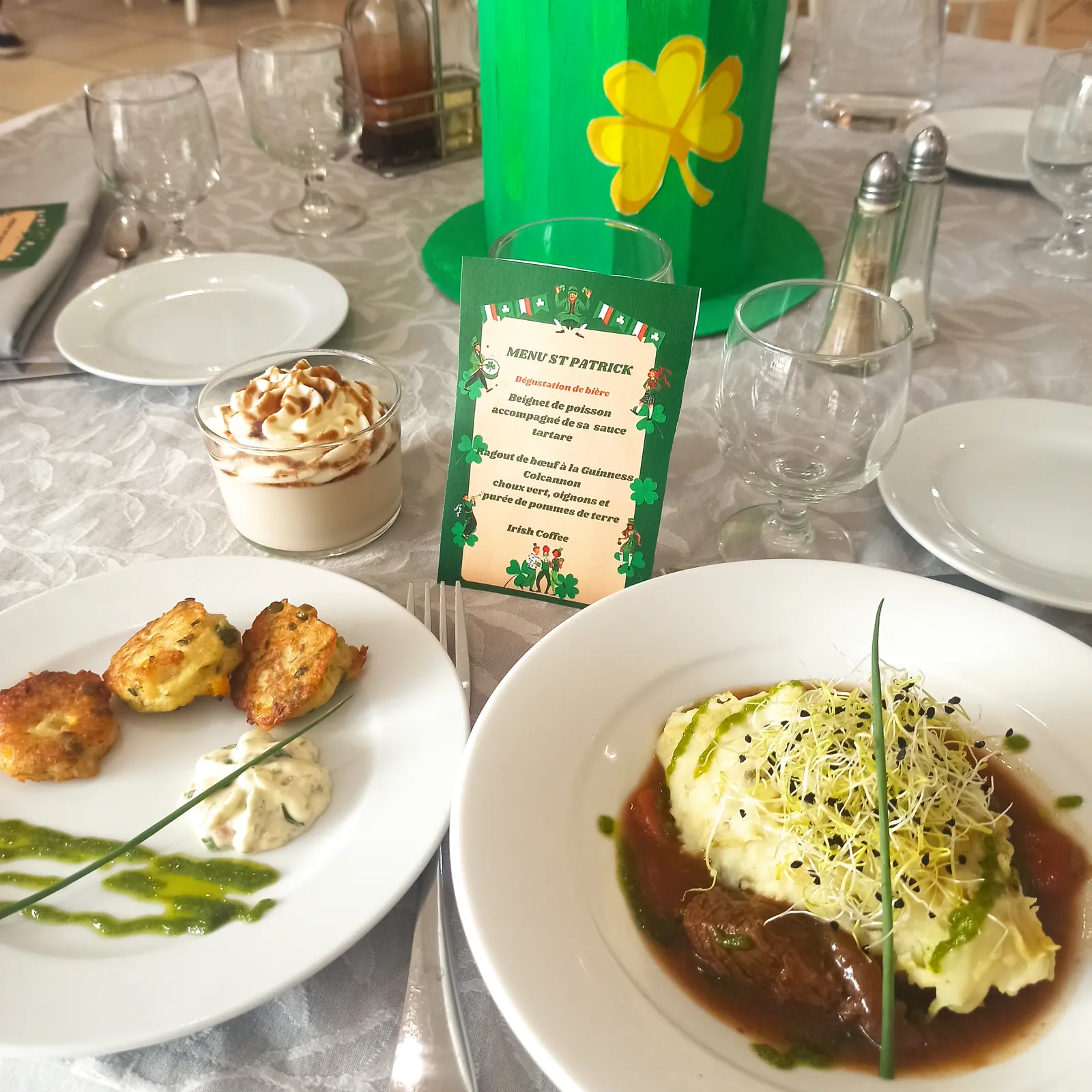 Repas saint Patrick 