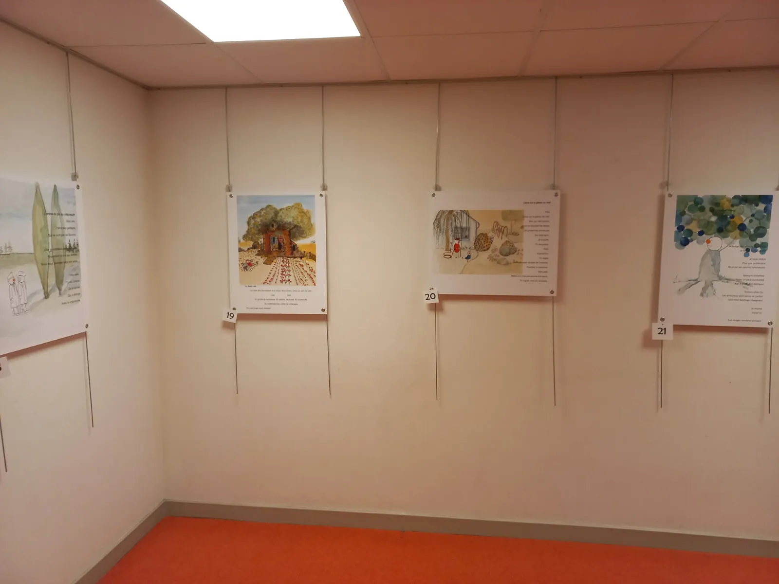 Exposition à la médiathèque 