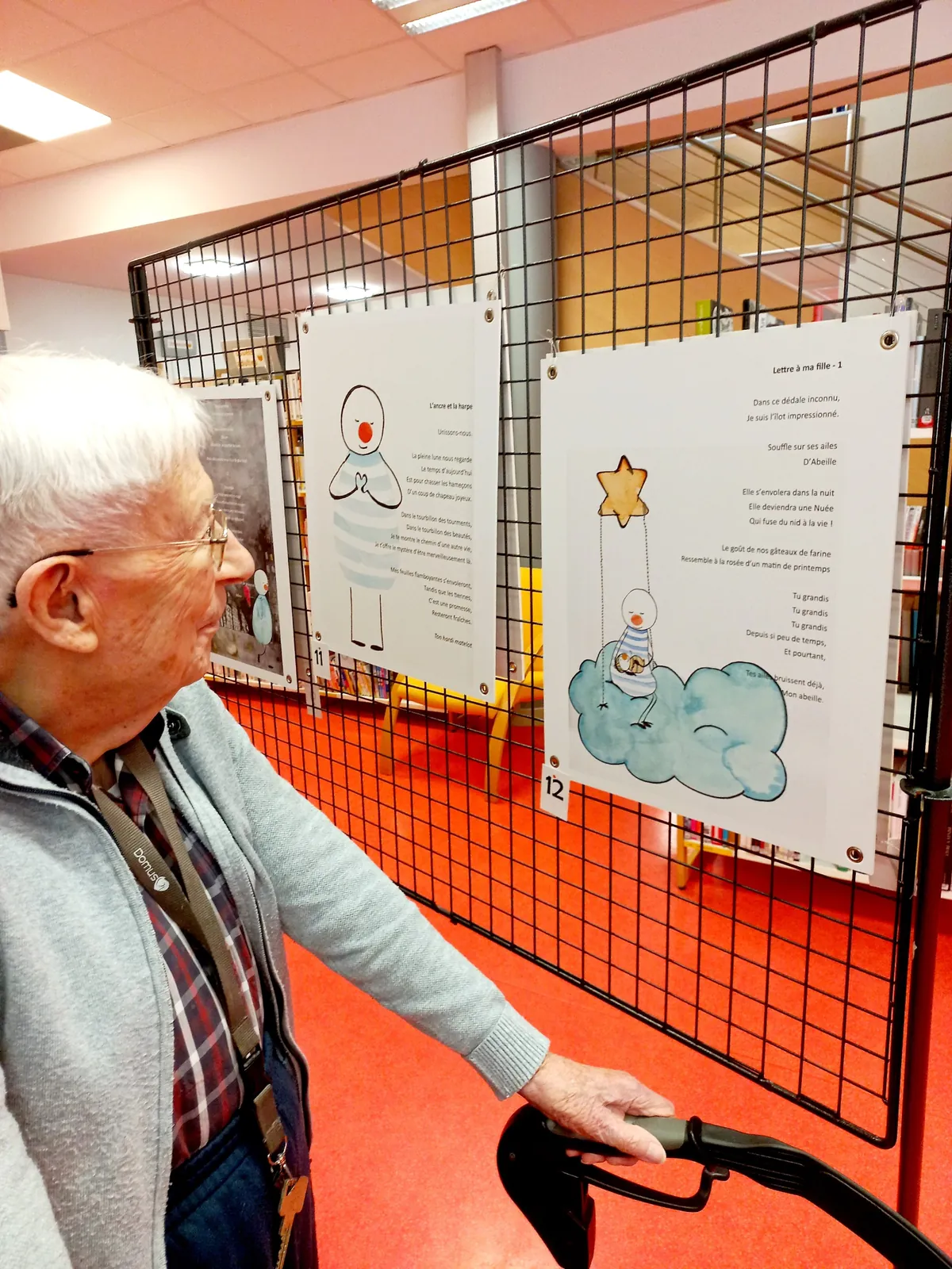 Exposition à la médiathèque 