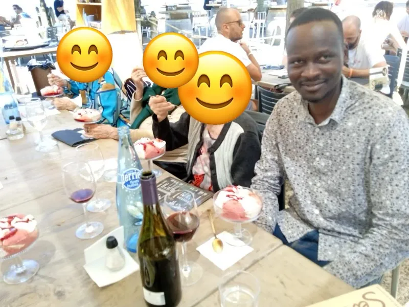 Une sortie au restaurant à deux pas de la chambre d'Amour