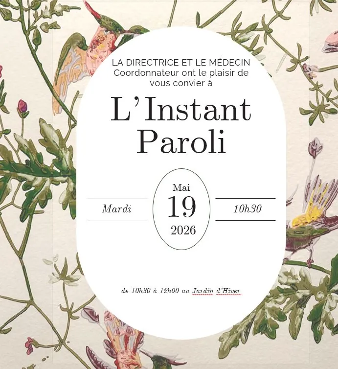 Invitation Instant Paroli 
