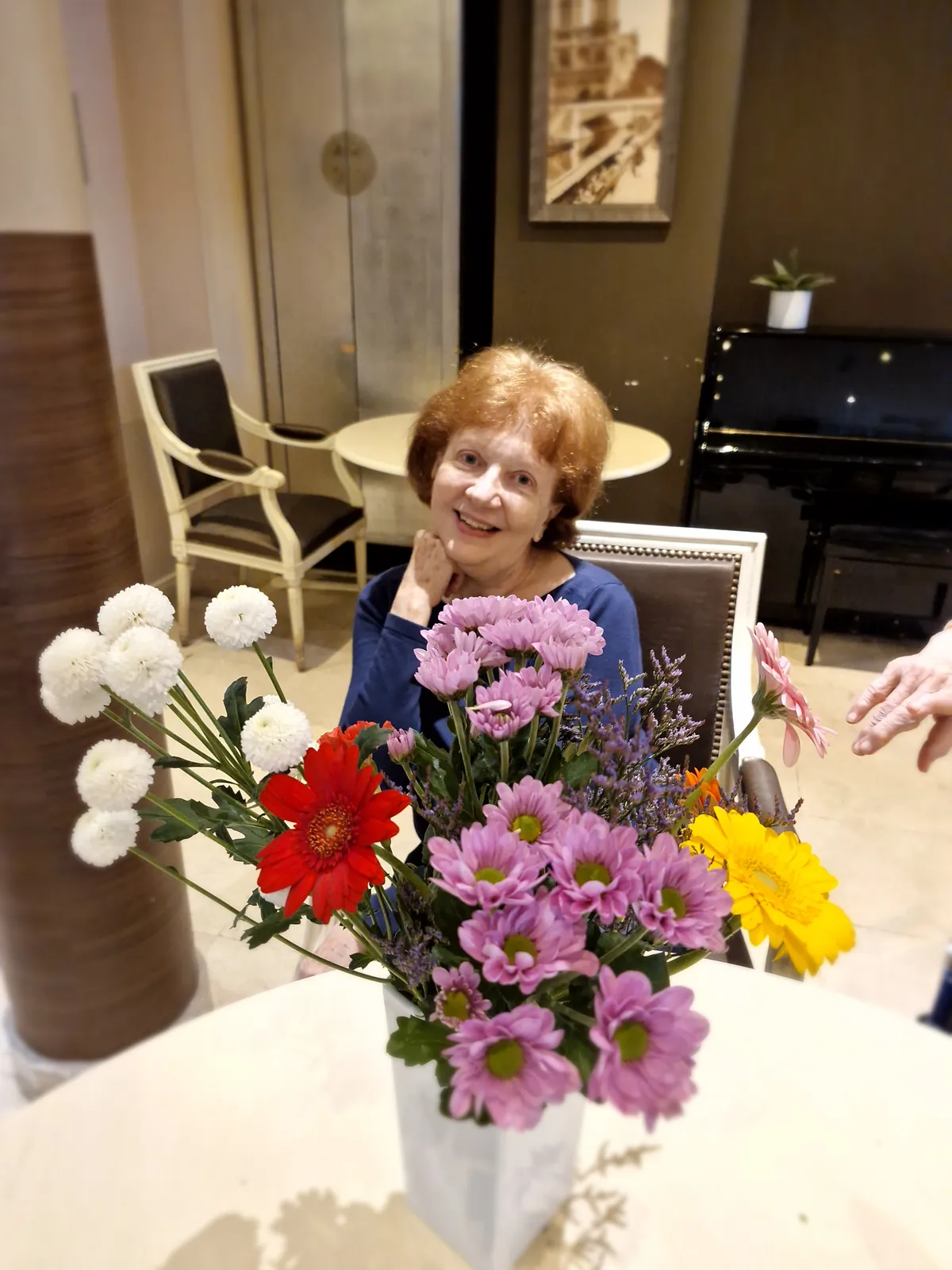Des bouquets pour (et par) les résidents ! 