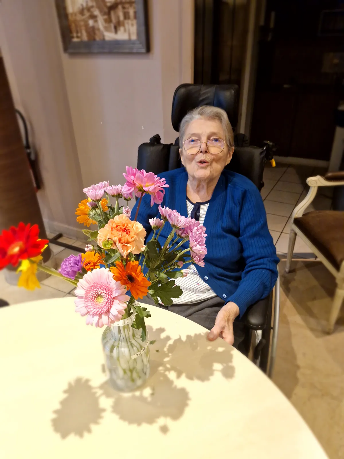 Des bouquets pour (et par) les résidents ! 