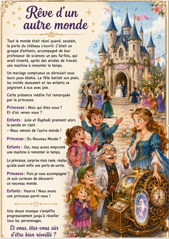 Des histoires et des poèmes avec nos résidents