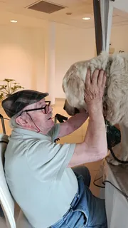 Un atelier de médiation animale