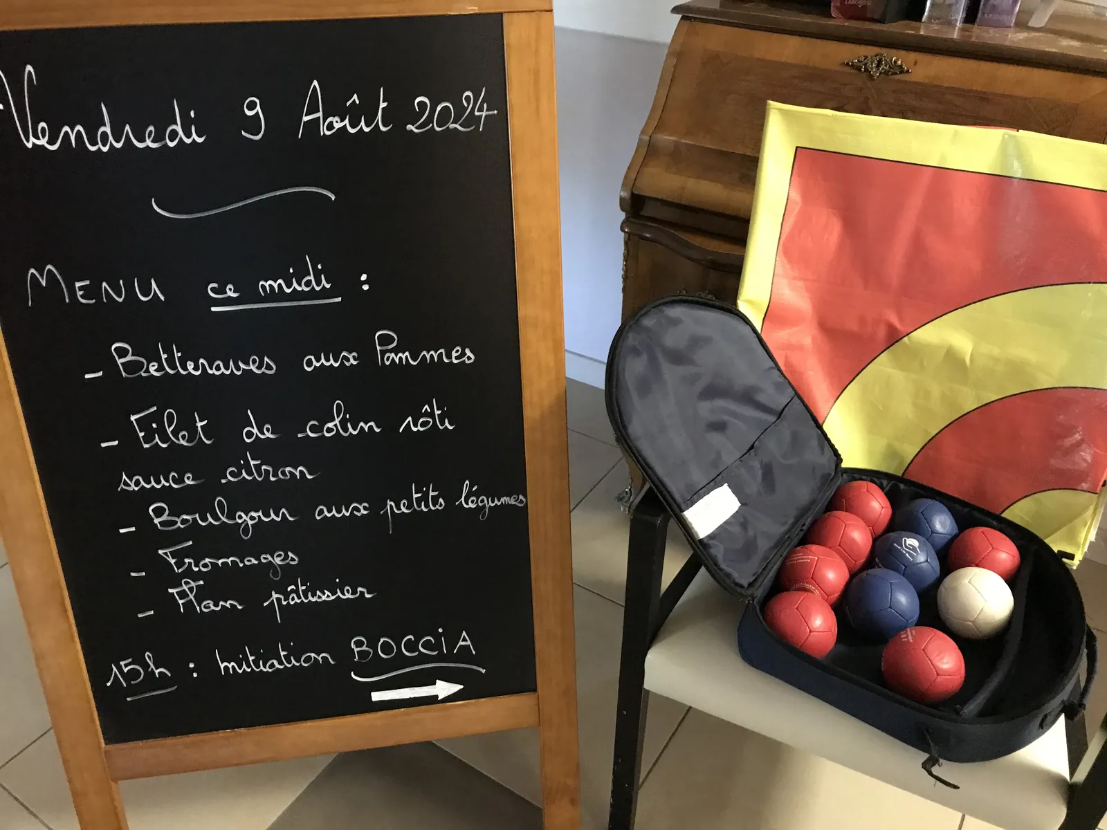 Initiation BOCCIA cet après-midi - 9 Août