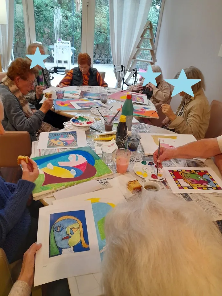 L'art' Mascarade à la maison de retraite les Vallières de Cagnes-sur-Mer 
