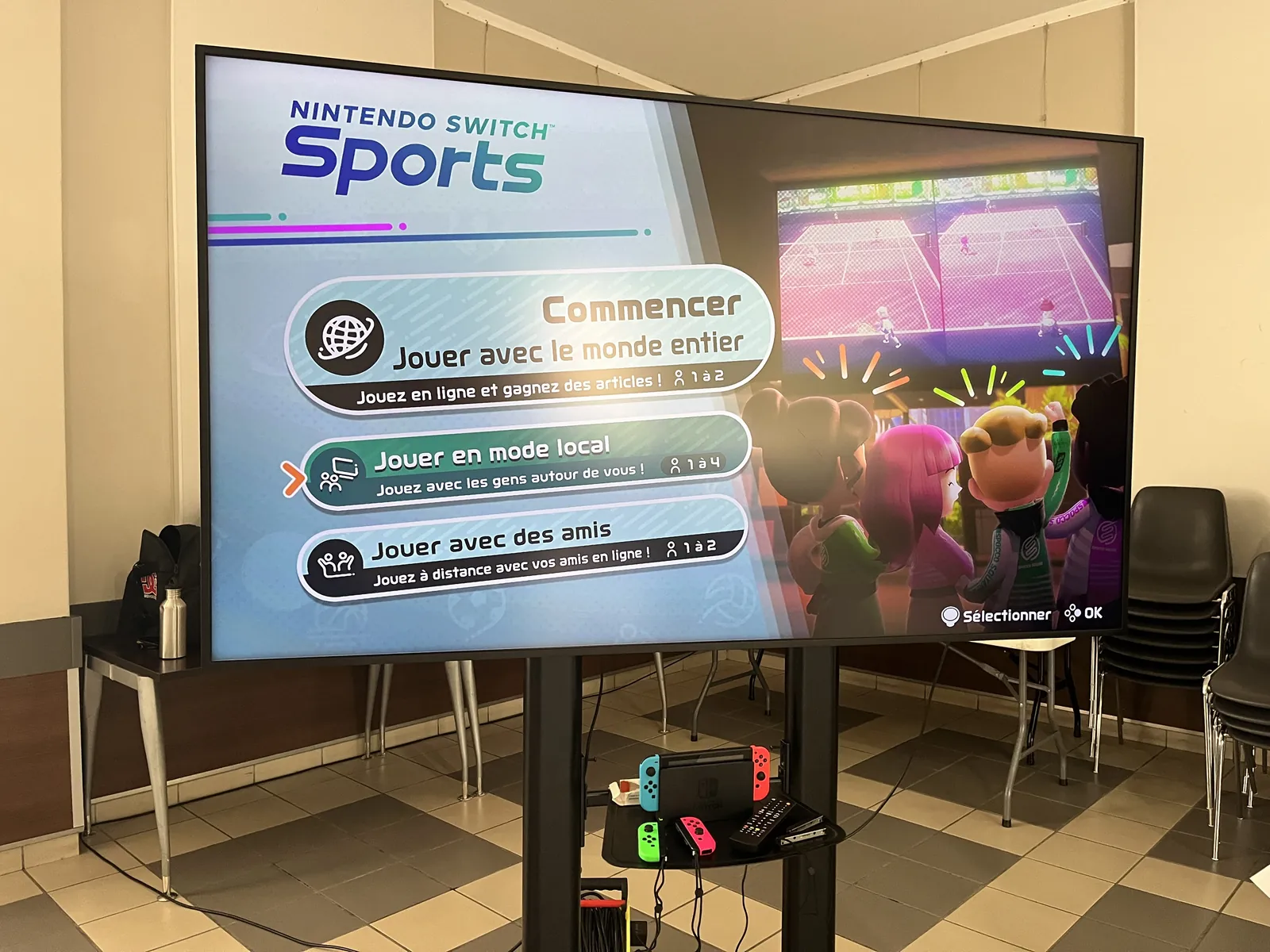 Semaine Bleue : Arpège participe à la compétition e-sport bowling sur Switch !